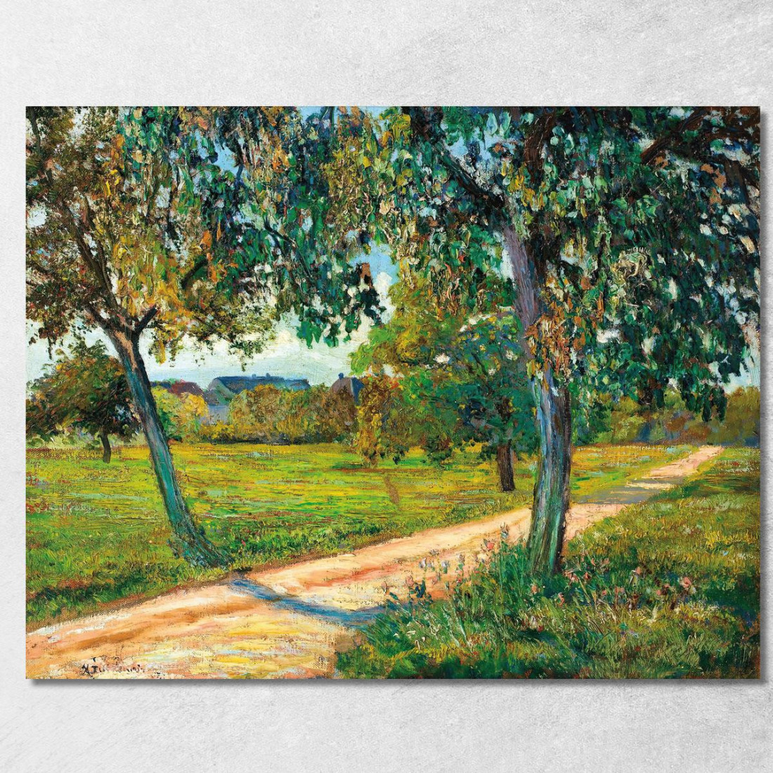 Paesaggio Dell'Île-De-France Armand Guillaumin agl66 quadro stampato su tela Paesaggio Dell'Île-De-France Armand Guillaumin agl66 quadro stampato su tela