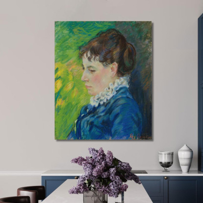 Ritratto Della Moglie Dell'Artista Armand Guillaumin agl74 quadro stampato su tela