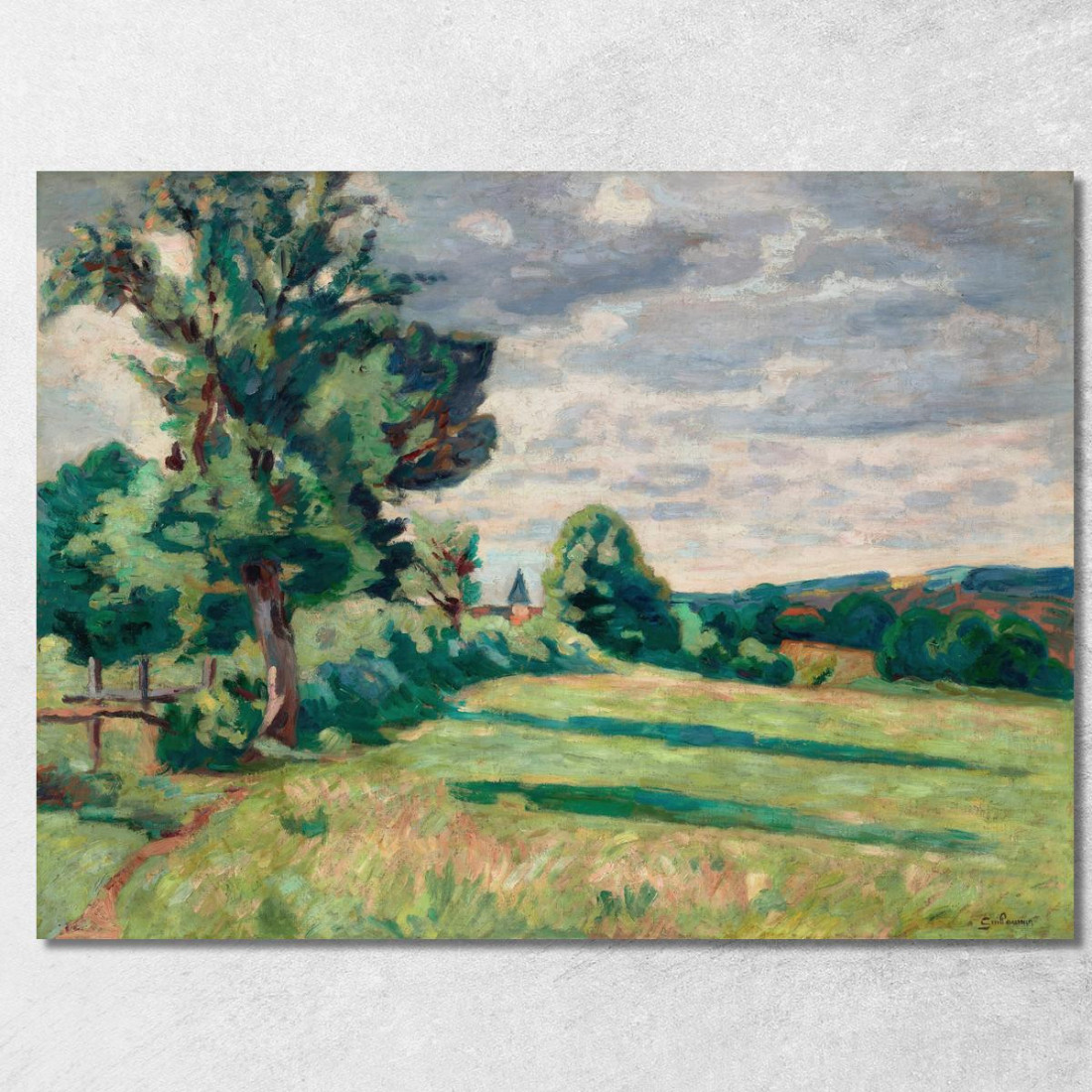 Pascoli Delle Granges Crozant Armand Guillaumin agl75 quadro stampato su tela Pascoli Delle Granges Crozant Armand Guillaumin agl75 quadro stampato su tela