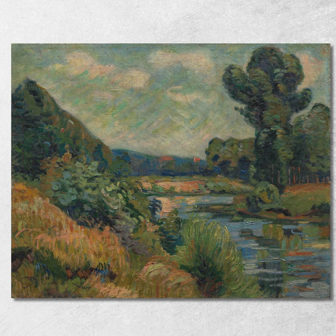 Le Rive Della Marna A Charenton Armand Guillaumin agl90 quadro stampato su tela Le Rive Della Marna A Charenton Armand Guillaumin agl90 quadro stampato su tela