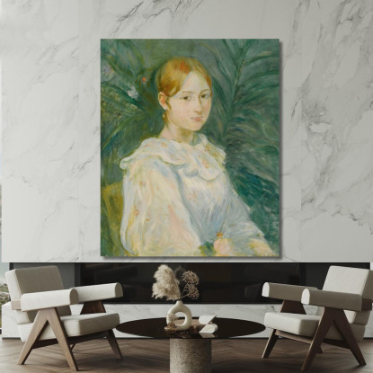 Alice Gamby A Mezzo Busto Berthe Morisot bmr1 quadro stampato su tela