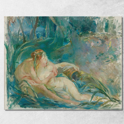 Apollo Rivela La Sua Divinità Alla Pastorella Issé (Dopo François Boucher) Berthe Morisot bmr3 quadro stampato su tela