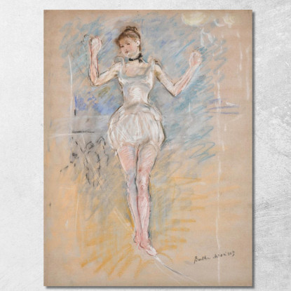 Danzatrice Sulla Corda Berthe Morisot bmr7 quadro stampato su tela