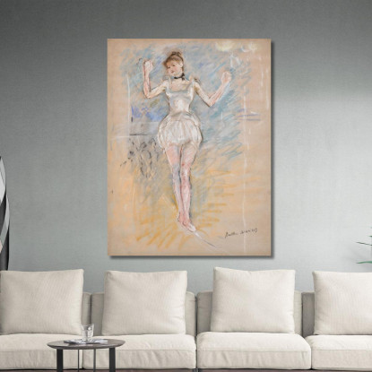 Danzatrice Sulla Corda Berthe Morisot bmr7 quadro stampato su tela