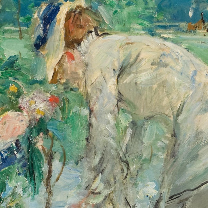 Nel Bois De Boulogne Berthe Morisot bmr14 quadro stampato su tela