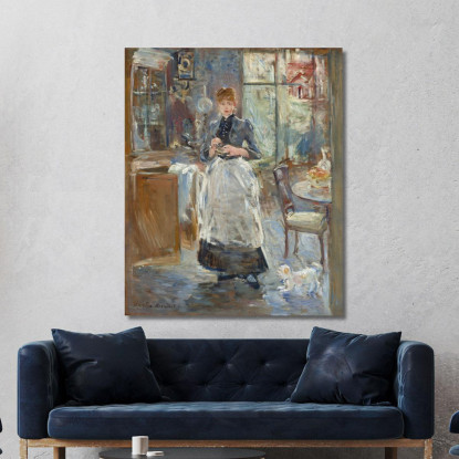 Nella Sala Da Pranzo Berthe Morisot bmr15 quadro stampato su tela