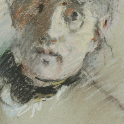 Autoritratto Berthe Morisot bmr32 quadro stampato su tela