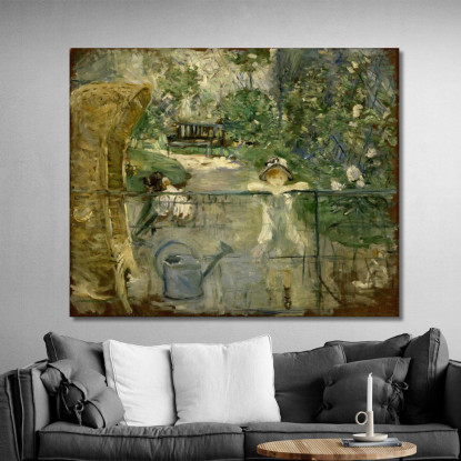 La Sedia A Cesta Berthe Morisot bmr39 quadro stampato su tela