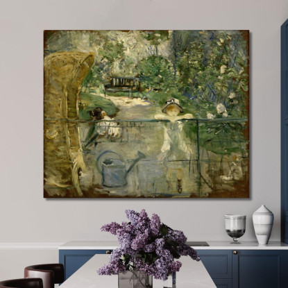 La Sedia A Cesta Berthe Morisot bmr39 quadro stampato su tela