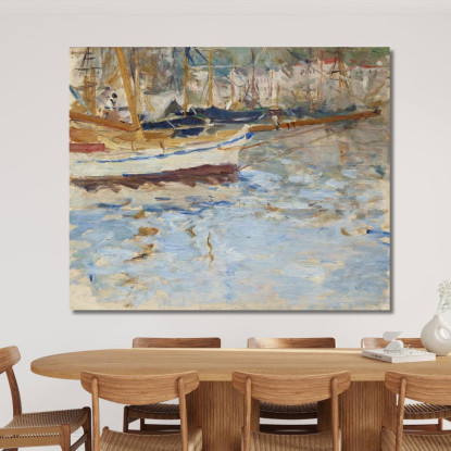 Il Porto Di Nizza Berthe Morisot bmr47 quadro stampato su tela