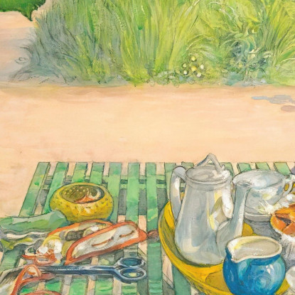 Lettura Delle Vacanze Carl Larsson clr15 quadro stampato su tela