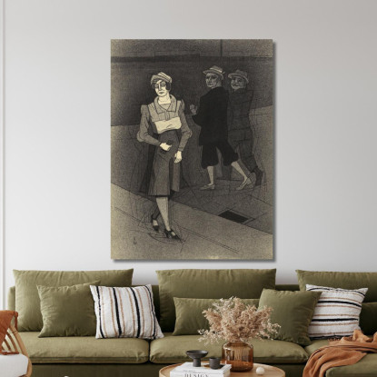 Incontro 2 Karl Wiener kwn71 quadro stampato su tela