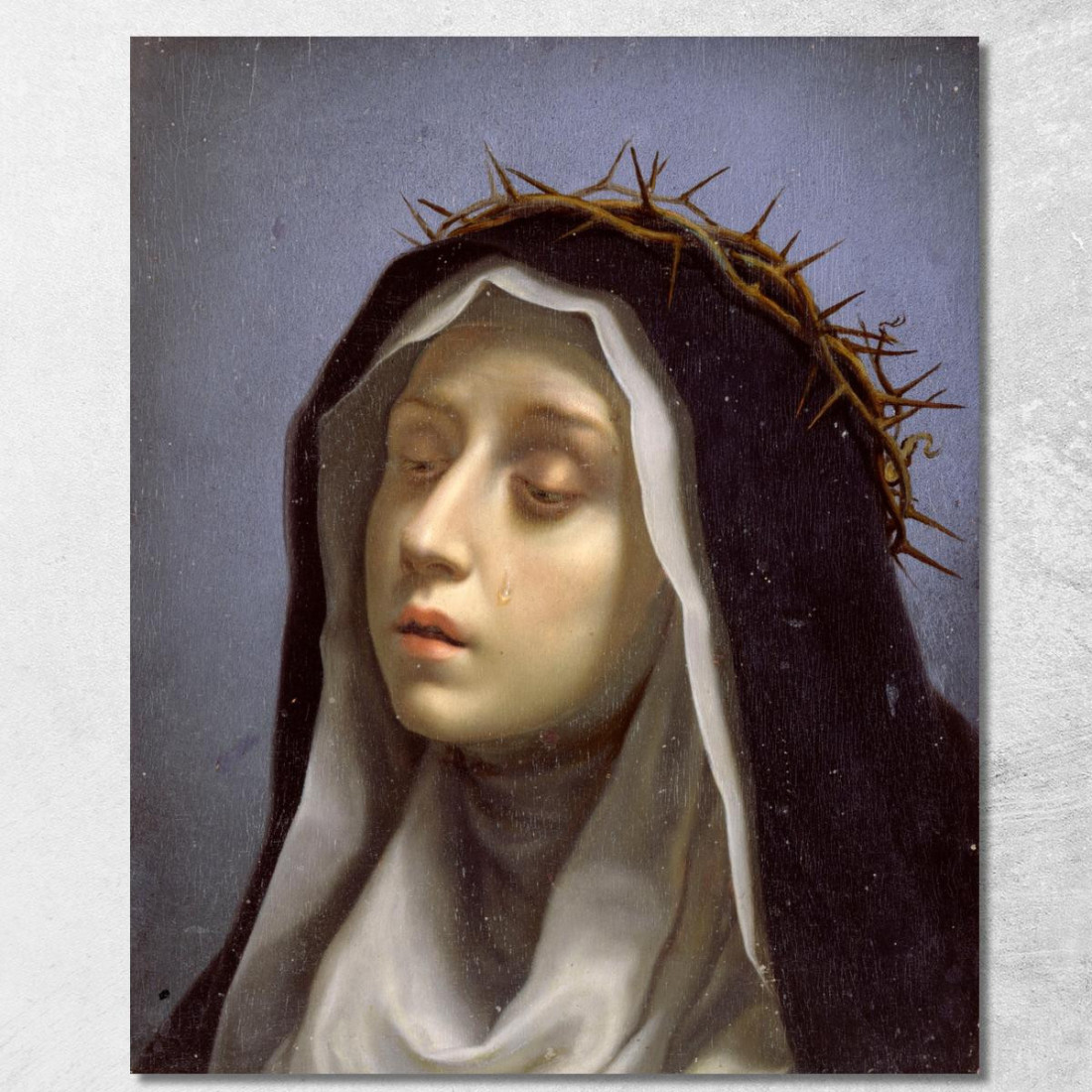 Santa Caterina Da Siena Carlo Dolci cdl7 quadro stampato su tela Santa Caterina Da Siena Carlo Dolci cdl7 quadro stampato su tela