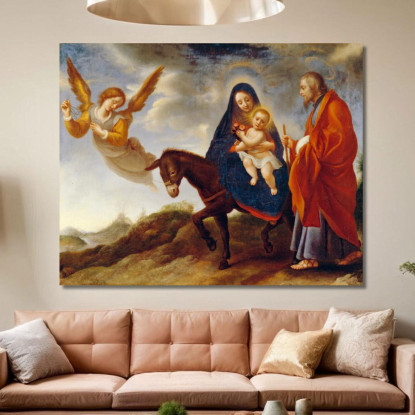 La Fuga In Egitto Carlo Dolci cdl9 quadro stampato su tela
