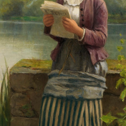 Notizie Interessanti Daniel Ridgway Knight drk13 quadro stampato su tela