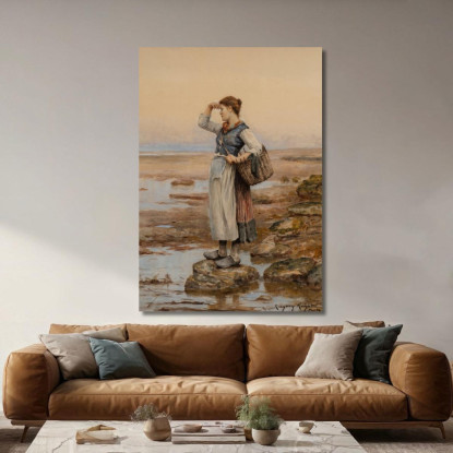 Le Portatrici D'Acqua Daniel Ridgway Knight drk29 quadro stampato su tela