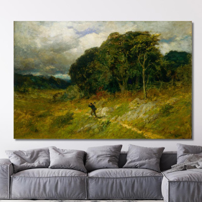 Tempesta In Arrivo Edward Mitchell Bannister emb1 quadro stampato su tela