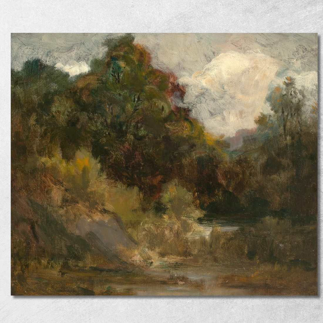 Paesaggio: Alberi Edward Mitchell Bannister emb13 quadro stampato su tela Paesaggio: Alberi Edward Mitchell Bannister emb13 quadro stampato su tela