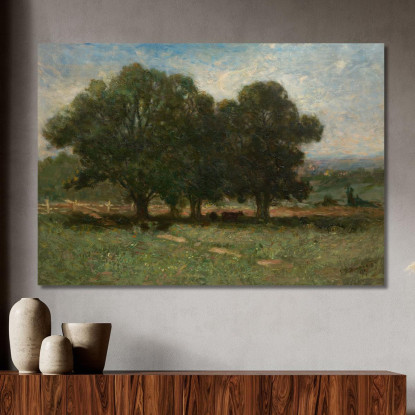 Paesaggio 2 Edward Mitchell Bannister emb14 quadro stampato su tela