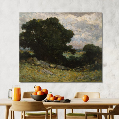 Paesaggio Edward Mitchell Bannister emb16 quadro stampato su tela