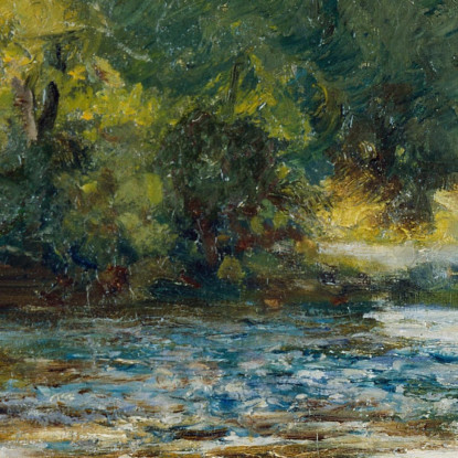 Lungo Il Ruscello Edward Mitchell Bannister emb27 quadro stampato su tela