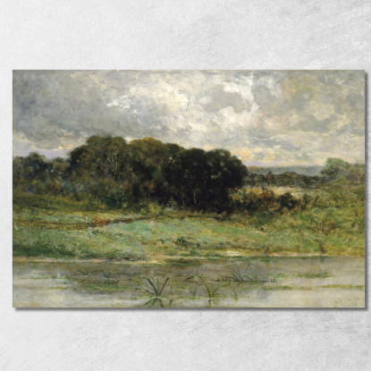 Terra Paludosa Edward Mitchell Bannister emb33 quadro stampato su tela