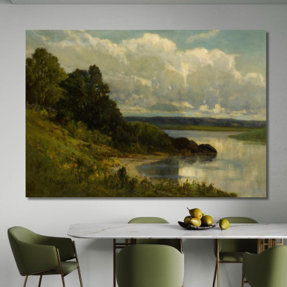 Il Fiume Palmer Edward Mitchell Bannister emb36 quadro stampato su tela