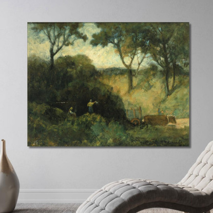 Il Saluto Edward Mitchell Bannister emb37 quadro stampato su tela