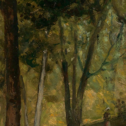 Paesaggio Con Alberi Edward Mitchell Bannister emb52 quadro stampato su tela