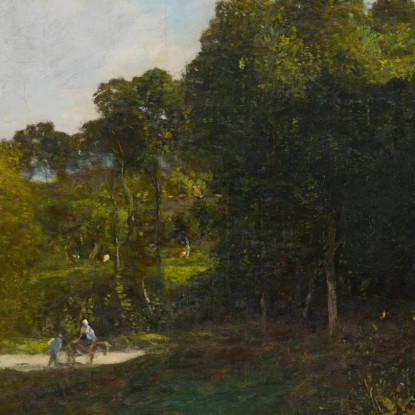 Dintorni Di Honfleur Eugène Boudin ebd44 quadro stampato su tela