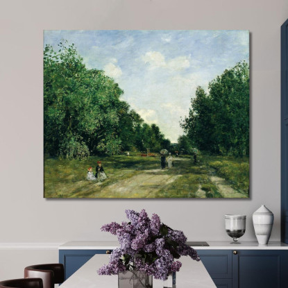 Parco Cordier A Trouville Eugène Boudin ebd102 quadro stampato su tela