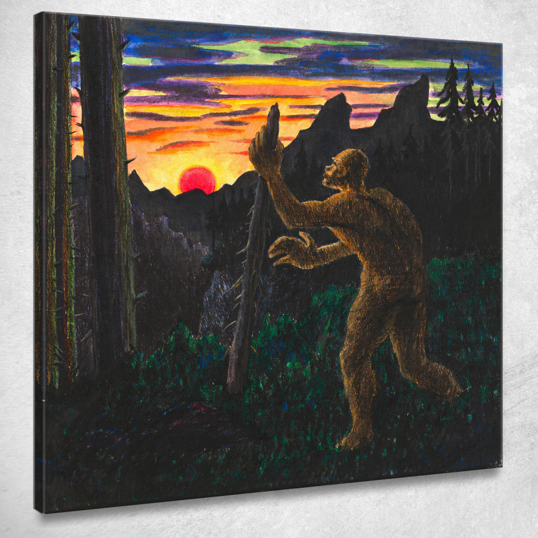 Il Barbaro Karl Wiener kwn112 quadro stampato su tela Il Barbaro Karl Wiener kwn112 quadro stampato su tela