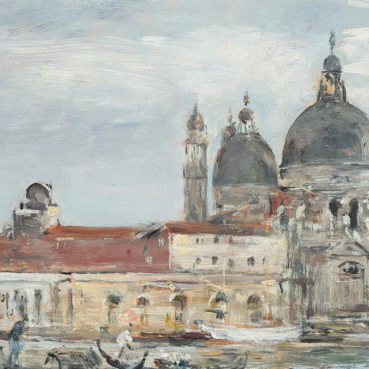 Venezia. La Salute. La Dogana Eugène Boudin ebd172 quadro stampato su tela