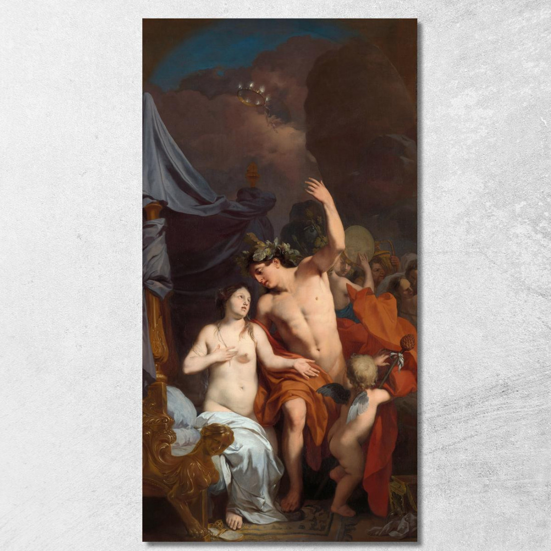 Bacco E Arianna Gerard de Lairesse gdl8 quadro stampato su tela Bacco E Arianna Gerard de Lairesse gdl8 quadro stampato su tela