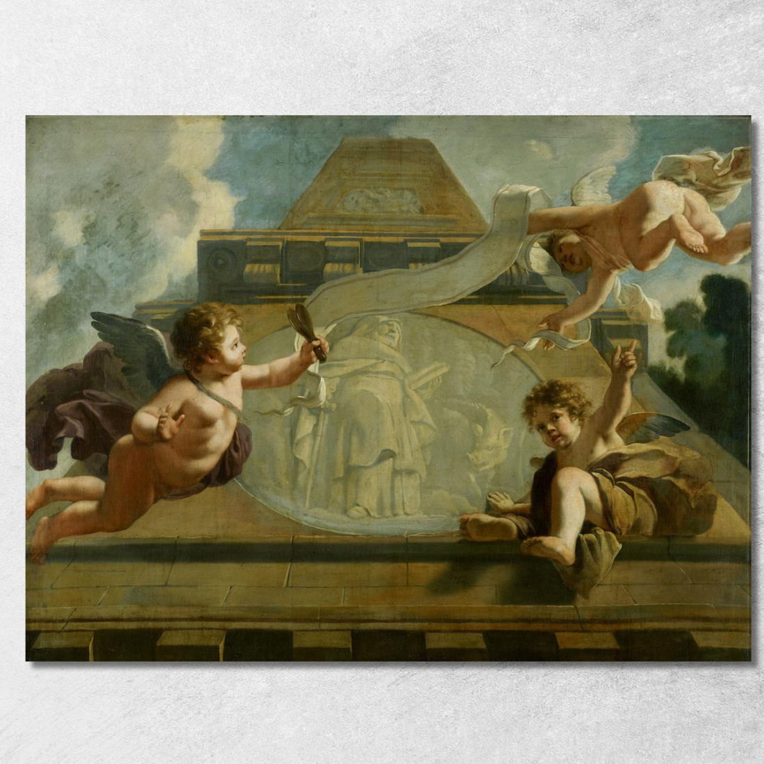 Sant'Antonio L'Eremita: Rappresentazione Allegorica Della Cura Dei Lebbrosi E Degli Innocenti Gerard de Lairesse gdl13 quadro s Sant'Antonio L'Eremita: Rappresentazione Allegorica Della Cura Dei Lebbrosi E Degli Innocenti Gerard de Lairesse gdl13 quadro s