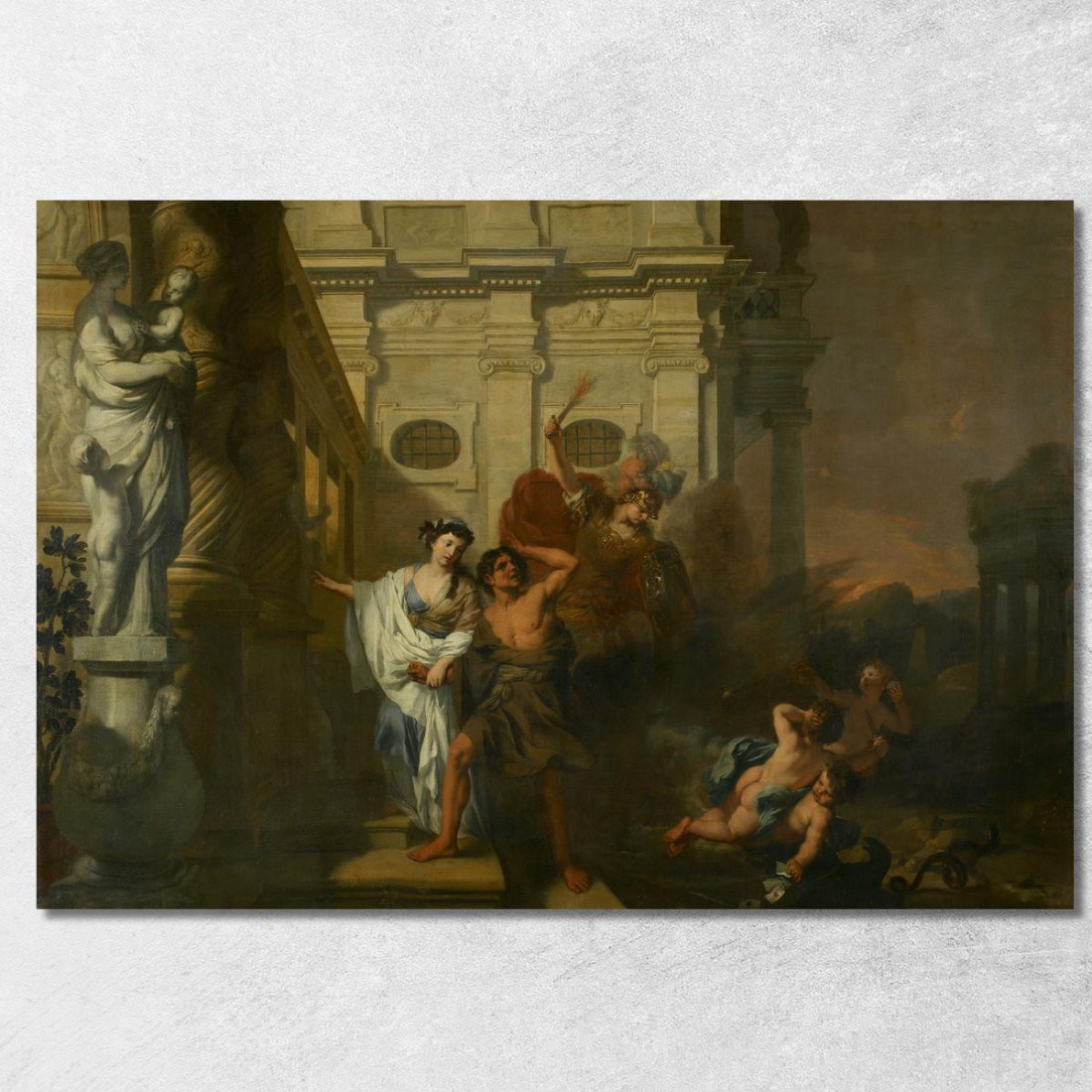 La Disciplina Guida Un Bisognoso Gerard de Lairesse gdl14 quadro stampato su tela La Disciplina Guida Un Bisognoso Gerard de Lairesse gdl14 quadro stampato su tela