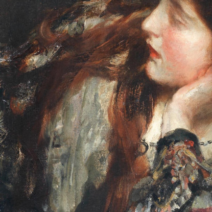 Contemplazione James Jebusa Shannon jjs3 quadro stampato su tela