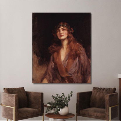 Lily Elsie (Mrs. Bullough) James Jebusa Shannon jjs11 quadro stampato su tela