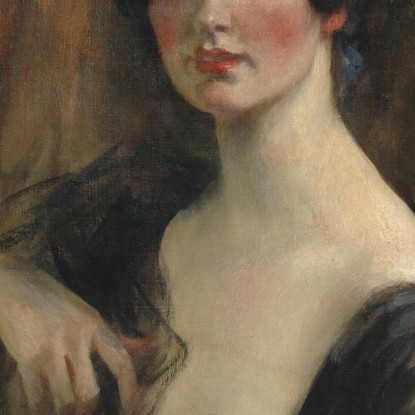 Ritratto Di Una Signora James Jebusa Shannon jjs22 quadro stampato su tela