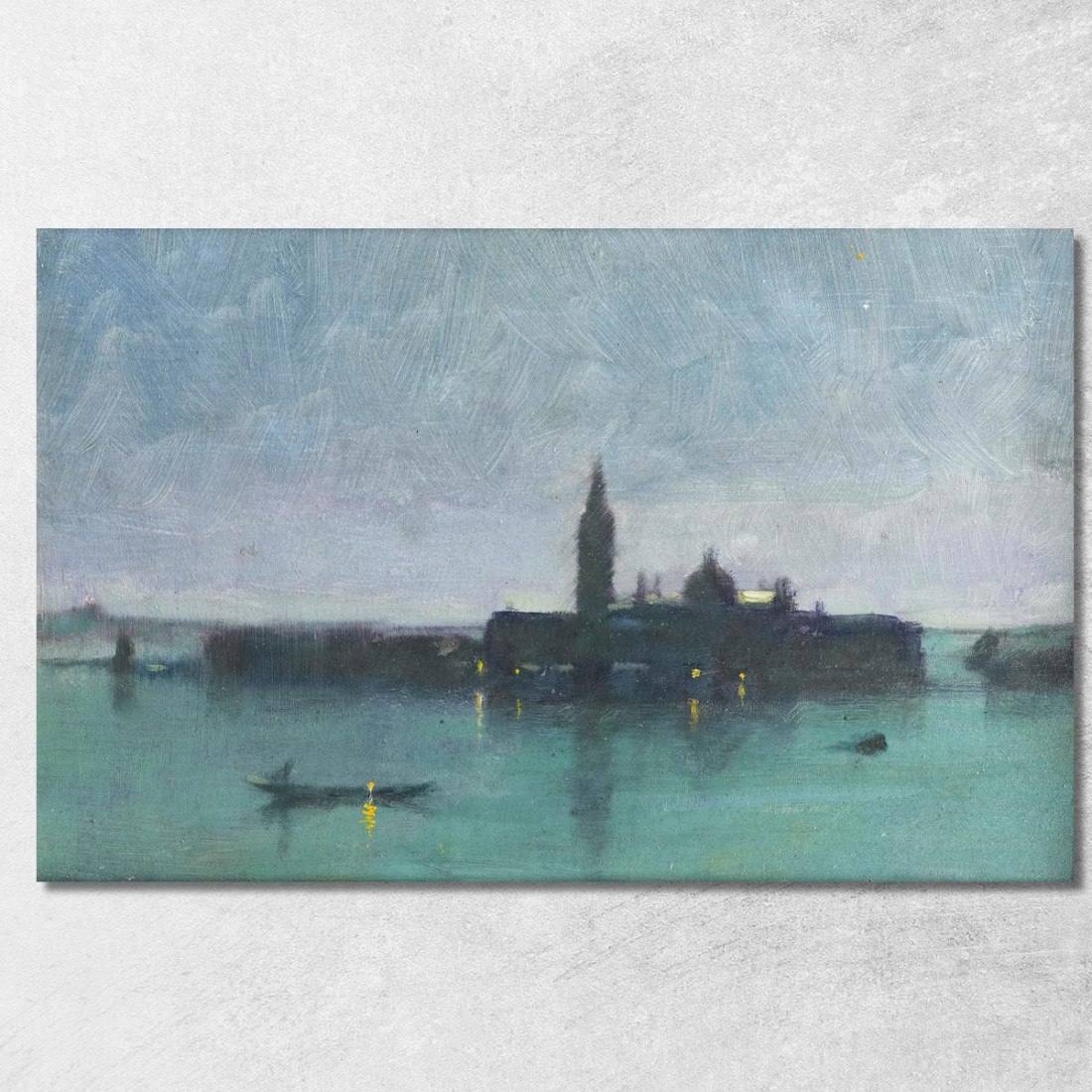 San Giorgio Maggiore Dalla Laguna Al Chiaro Di Luna Venezia James Jebusa Shannon jjs32 quadro stampato su tela San Giorgio Maggiore Dalla Laguna Al Chiaro Di Luna Venezia James Jebusa Shannon jjs32 quadro stampato su tela
