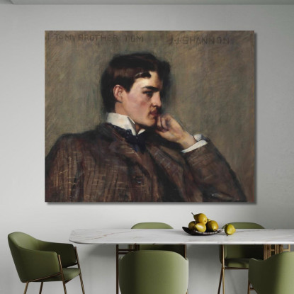 Il Fratello Dell'Artista Tom James Jebusa Shannon jjs36 quadro stampato su tela