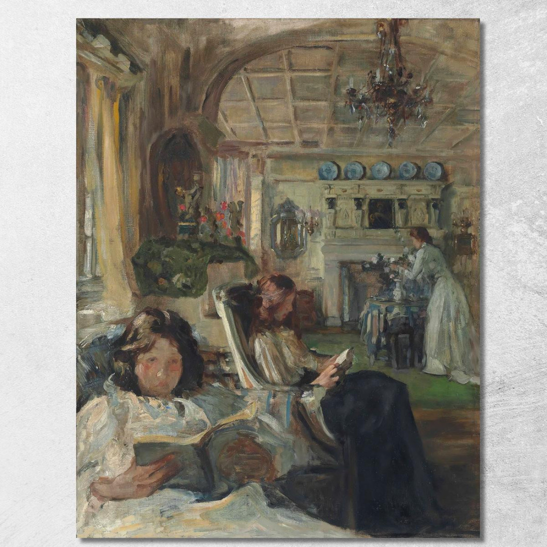 Il Salotto James Jebusa Shannon jjs39 quadro stampato su tela Il Salotto James Jebusa Shannon jjs39 quadro stampato su tela