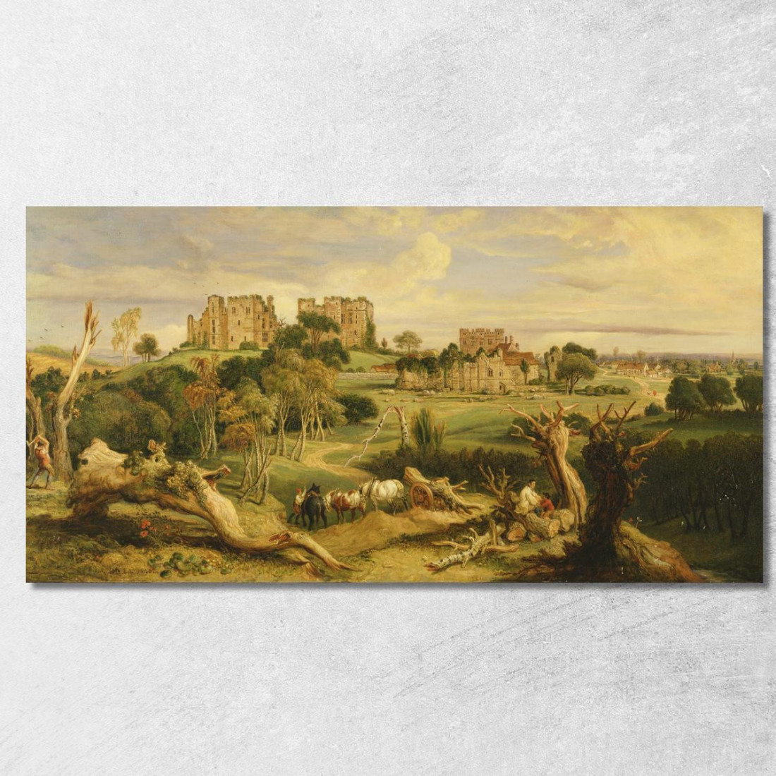 Castello Di Kenilworth Warwickshire James Ward jwr21 quadro stampato su tela Castello Di Kenilworth Warwickshire James Ward jwr21 quadro stampato su tela