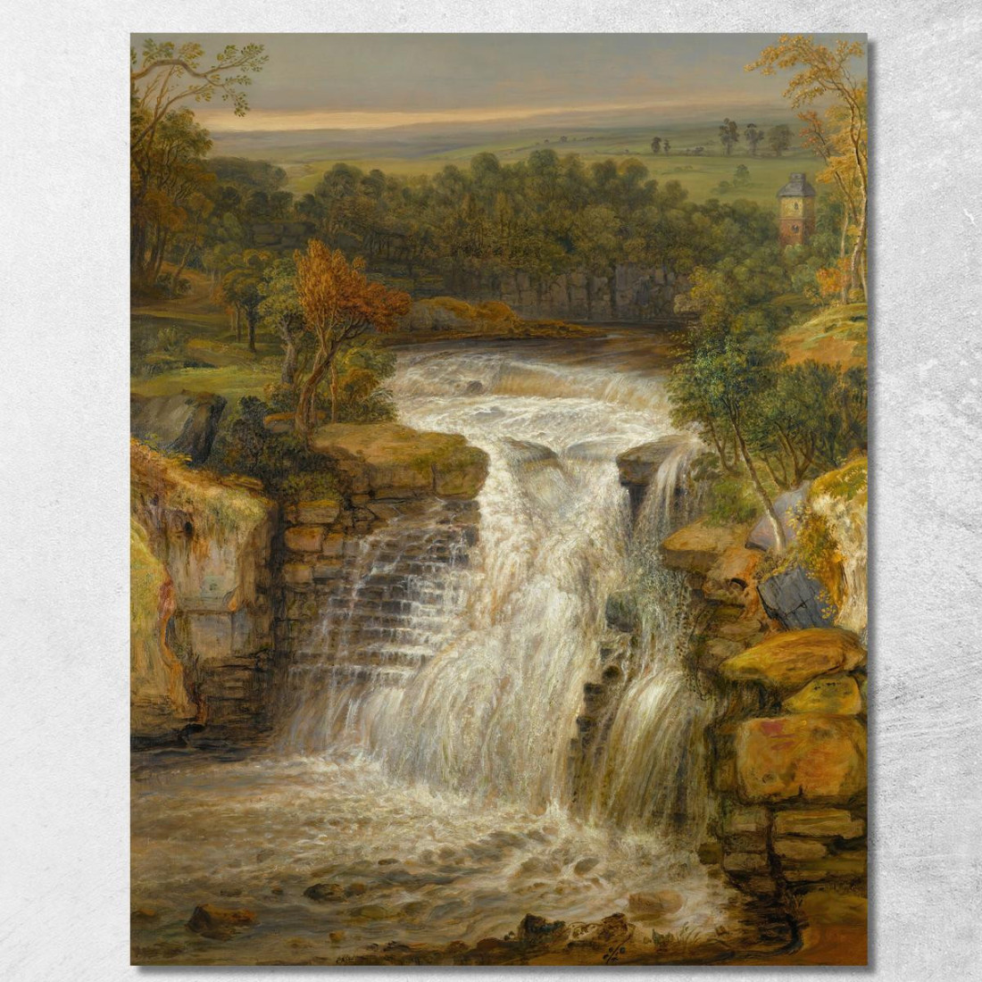 Le Cascate Del Clyde Dopo Un'Inondazione James Ward jwr39 quadro stampato su tela Le Cascate Del Clyde Dopo Un'Inondazione James Ward jwr39 quadro stampato su tela