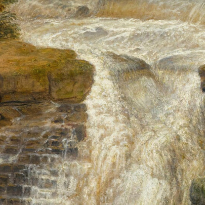 Le Cascate Del Clyde Dopo Un'Inondazione James Ward jwr39 quadro stampato su tela