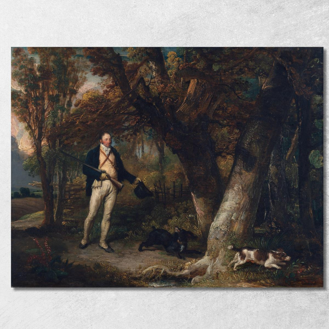 Il Reverendo Thomas Levett E I Suoi Cani Preferiti Durante Una Battuta Di Caccia James Ward jwr44 quadro stampato su tela Il Reverendo Thomas Levett E I Suoi Cani Preferiti Durante Una Battuta Di Caccia James Ward jwr44 quadro stampato su tela