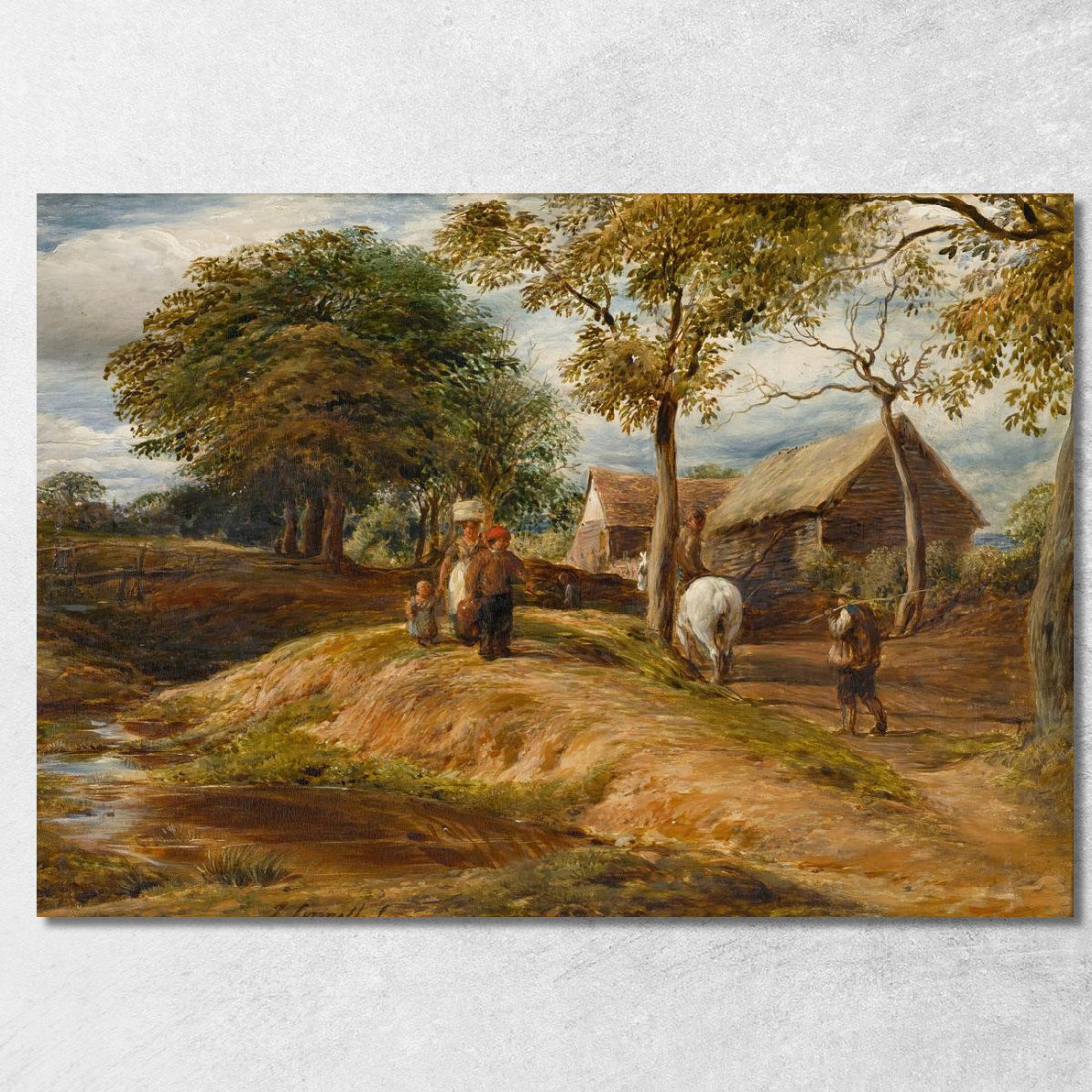 Veduta Vicino Hampstead John Linnell jln4 quadro stampato su tela Veduta Vicino Hampstead John Linnell jln4 quadro stampato su tela