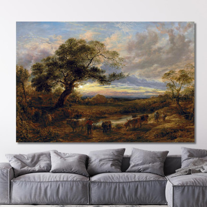 Sera John Linnell jln10 quadro stampato su tela