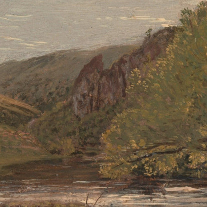 A Dovedale John Linnell jln14 quadro stampato su tela