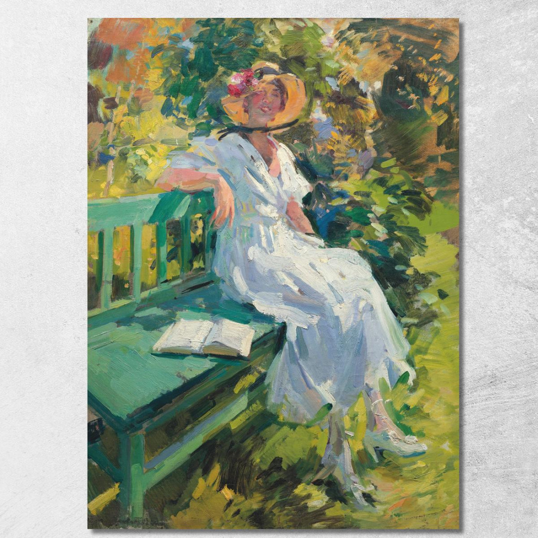 Nel Giardino Konstantin Alexeevich Korovin kak8 quadro stampato su tela Nel Giardino Konstantin Alexeevich Korovin kak8 quadro stampato su tela